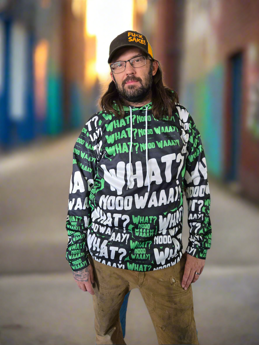 CLEARANCE FINAL SALE Bright AF No Way Hoodie (small fit)