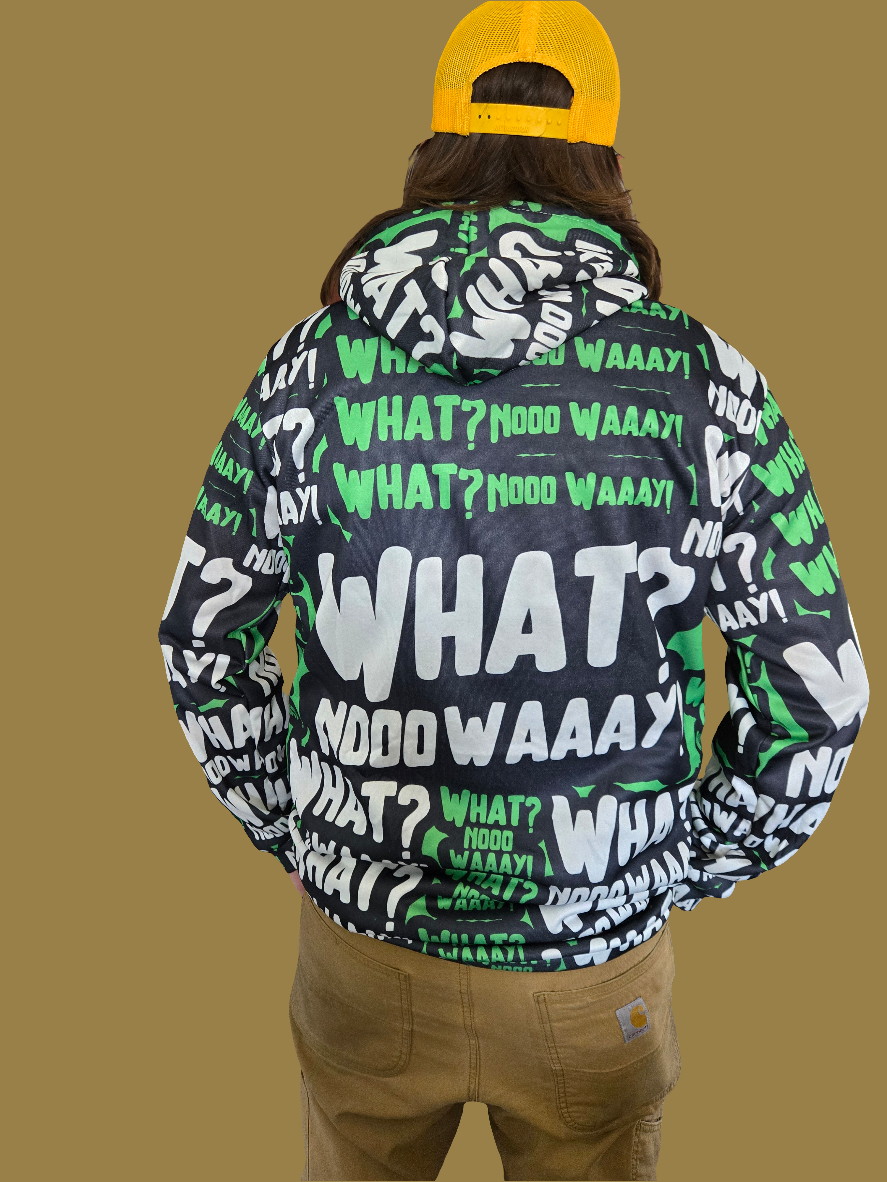 CLEARANCE FINAL SALE Bright AF No Way Hoodie (small fit)