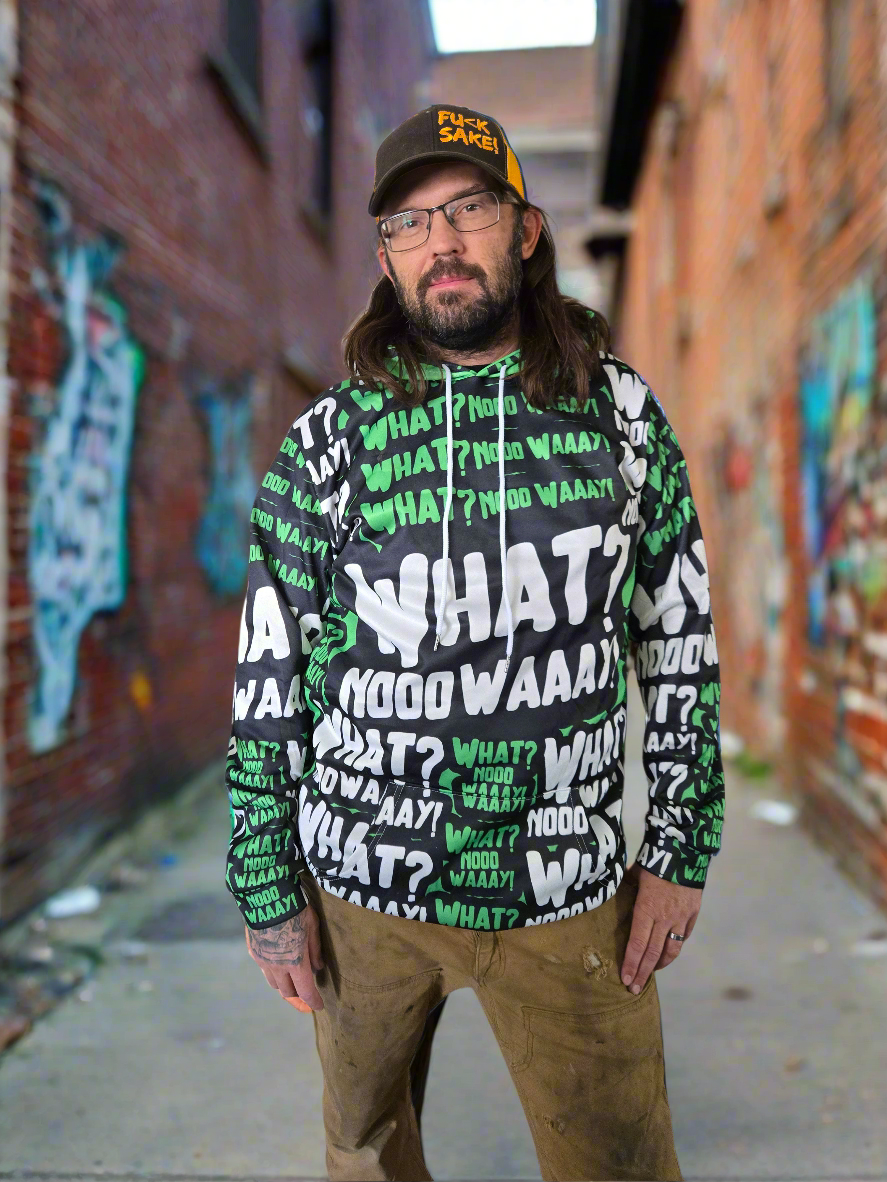 CLEARANCE FINAL SALE Bright AF No Way Hoodie (small fit)