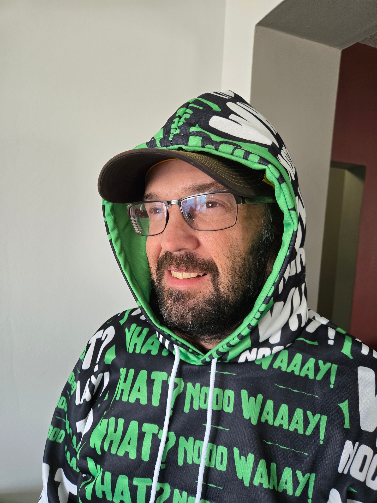 CLEARANCE FINAL SALE Bright AF No Way Hoodie (small fit)