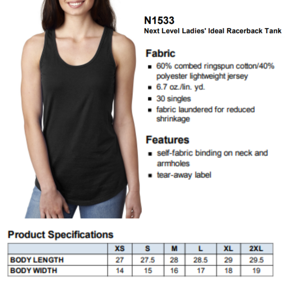 Fu(k Sake Women's Ideal Racerback Black Tank Top