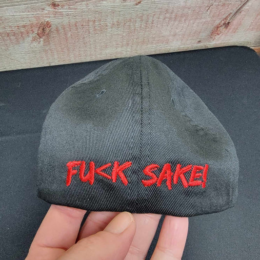 What No Way & Fu(k Sake Black with Red Fitted Flexfit Hat