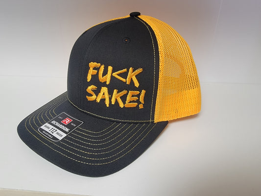 Fu(k Sake Black & Gold Snap Back Trucker Hat