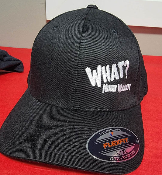 What Nooo Waaay Black Fitted Flexfit