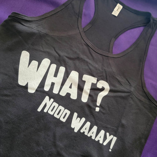 What Nooo Waaay Women's Ideal Racerback Black Tank Top