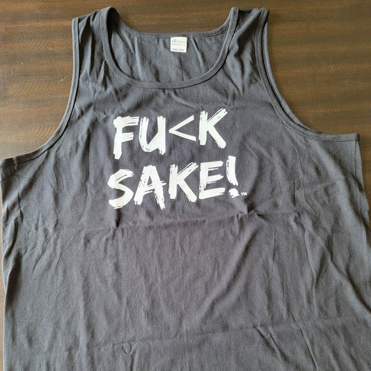 Fu(k Sake Men's Everyday Cotton Black Tank Top