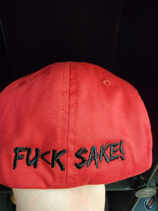 What Nooo Waaay & Fu(k Sake Red Fitted Flexfit Hat