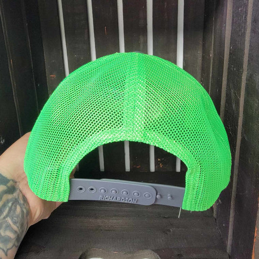 Snake Eyes Welding Charcoal & Neon Green Snap Back Hat