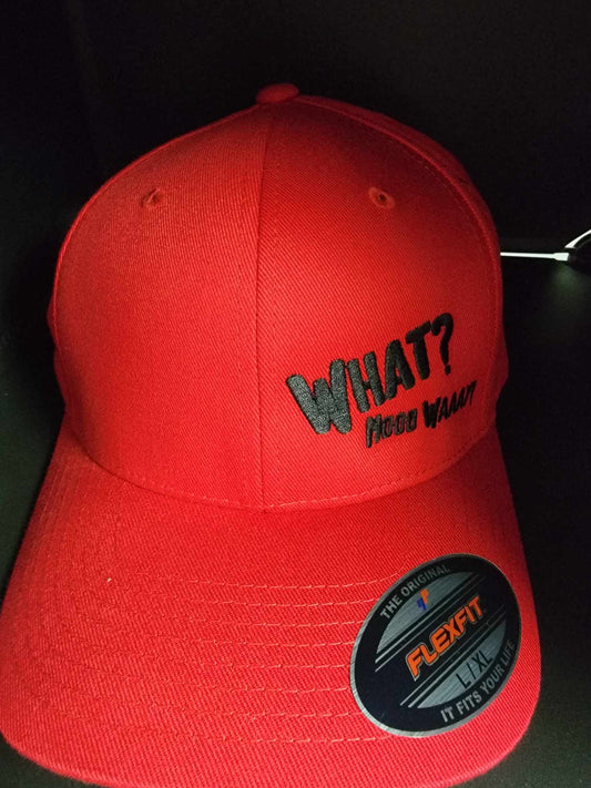 What Nooo Waaay & Fu(k Sake Red Fitted Flexfit Hat