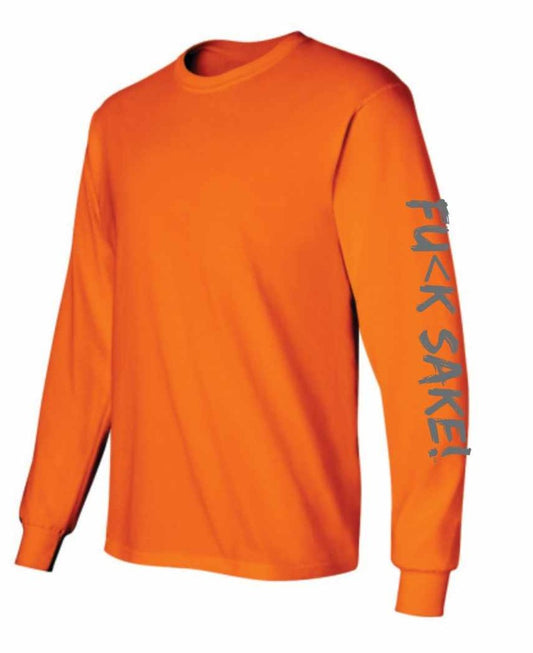 Fu(k Sake Orange Long Sleeve Shirt