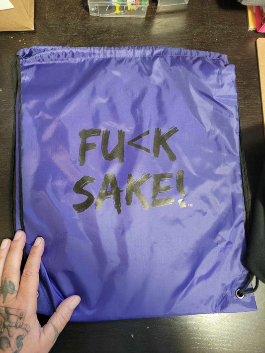 **SALE**Fu(k Sake Drawstring Backpack