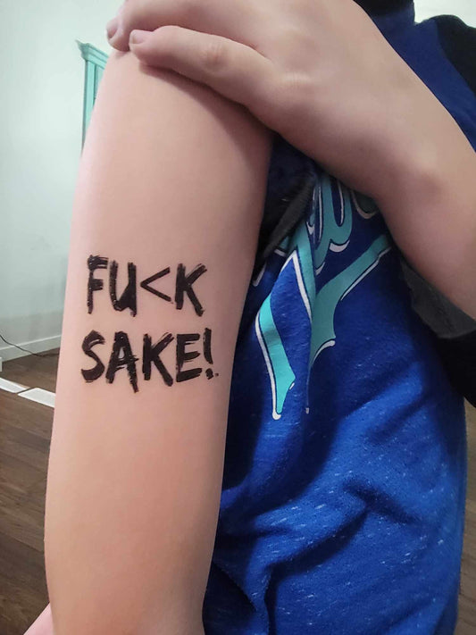 Fu(k Sake Temporary Tattoo