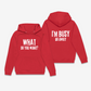 What Do you Want / Go Away Hoodie