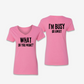 What Do You Want / Go Away Womens T-Shirt