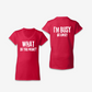 What Do You Want / Go Away Womens T-Shirt
