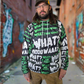 Bright AF No Way Hoodie (small fit)