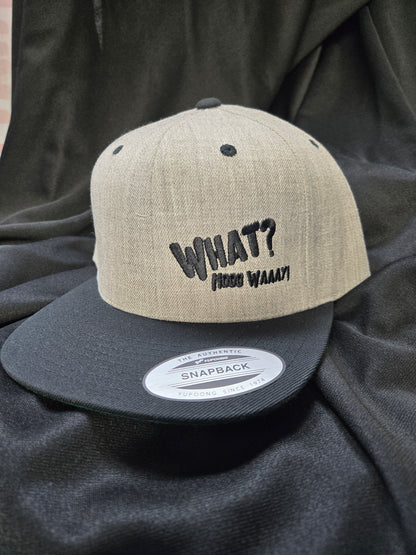Flat Brim Snap Back What? No Way!