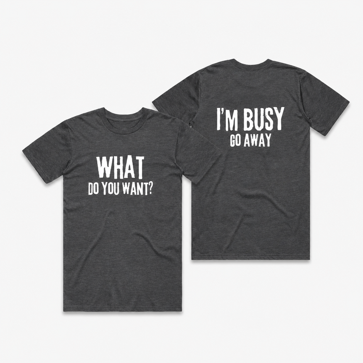 What Do You Want / Go Away T-Shirt