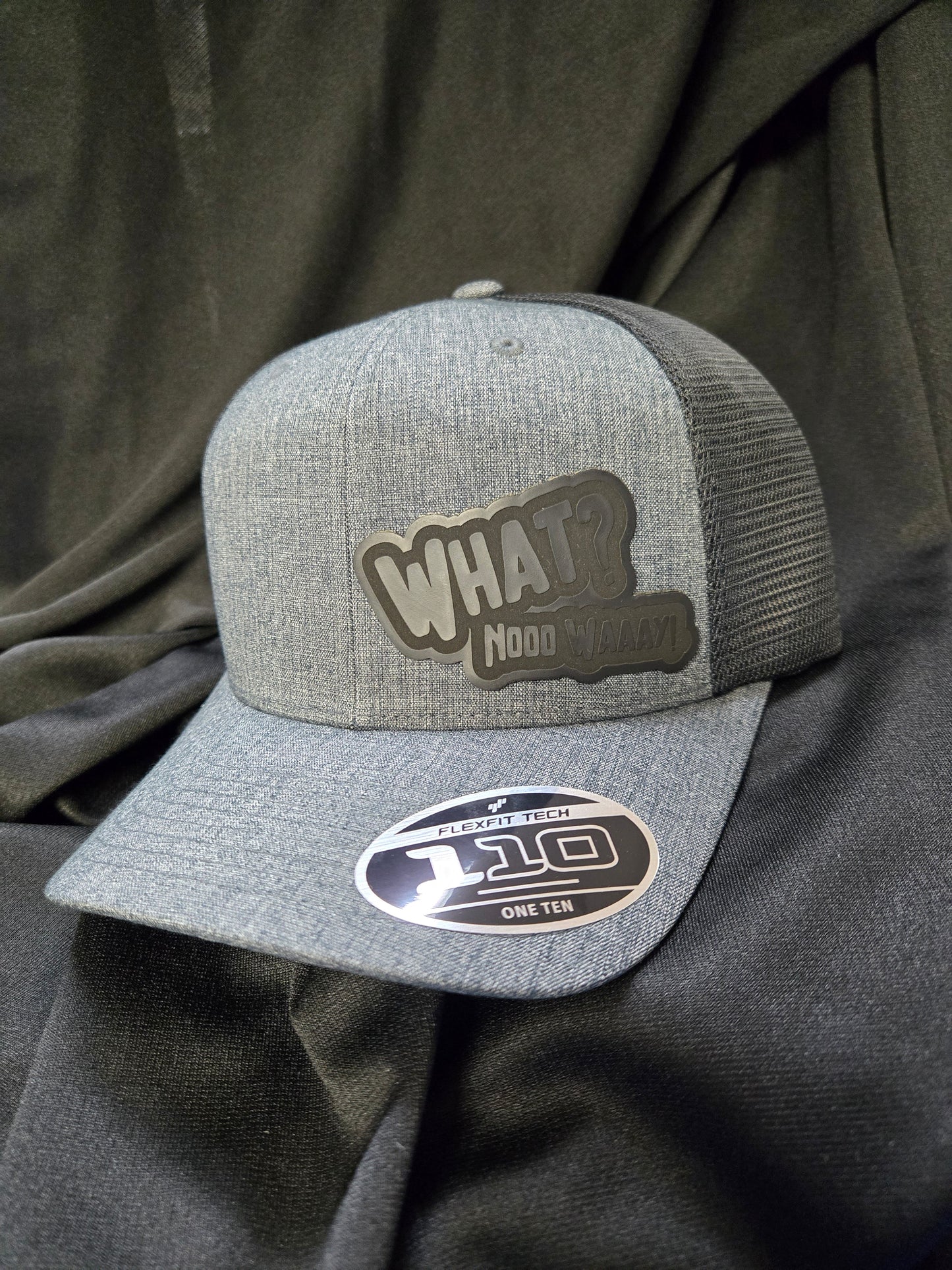 What Nooo Waaay Leather Patch Snap Back